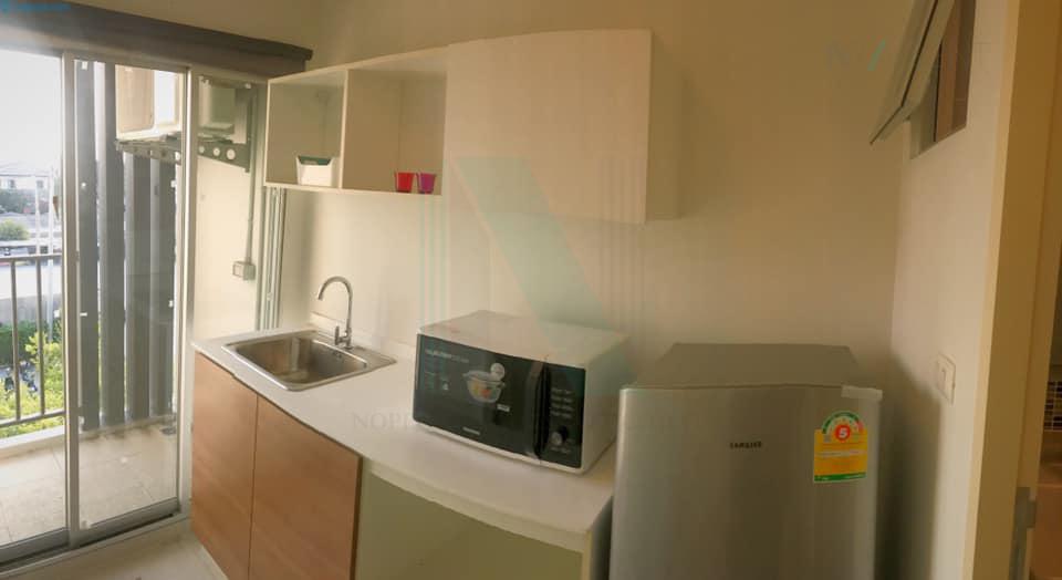 picture For rent, D Condo On Nut - Rama 9, 1 bedroom, 4th floor, Building B, near AIRPORT LINK Ban Thap Chang. - 7/8