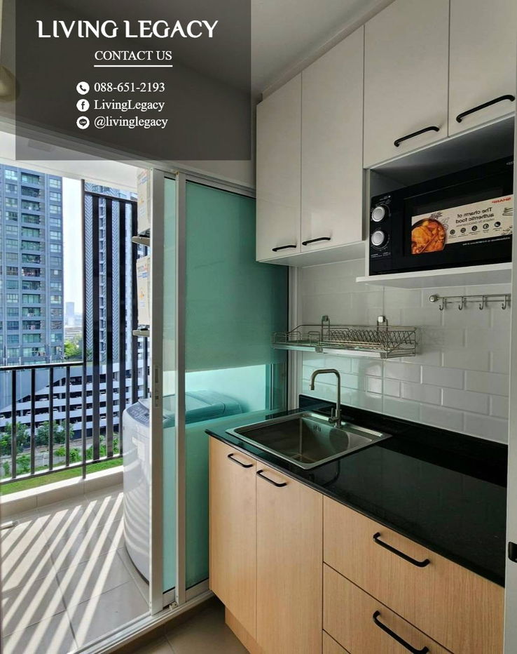 picture T6A32U Condo For Rent Regent Home Bangna 28 Sq.M. Floor 16 Building A line id : @livinglegacy - 9/9