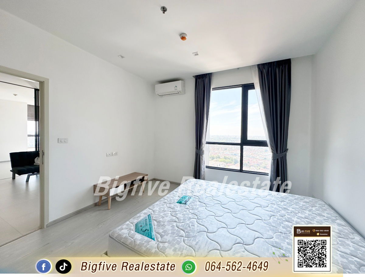 picture A68-093 GROW RATTANATHIBET Condo, 2 bedrooms, 76 sq m, 100% parking, next to MRT Sai Ma ✨ - 6/16