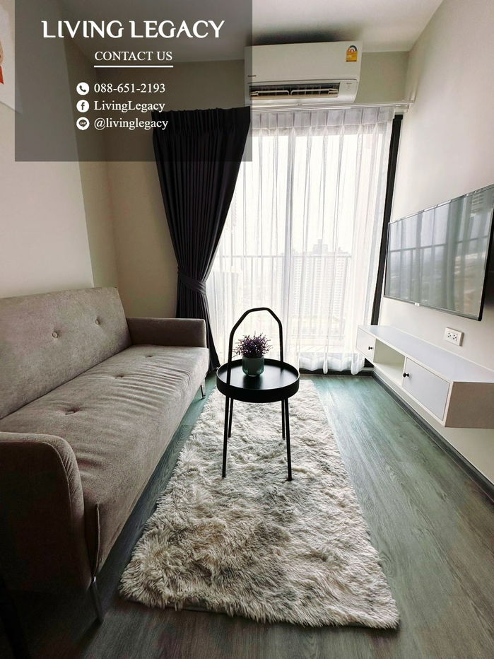 picture LTR0SOKJ Condo For Rent Rich Park @ Triple Station 28.6 Sq.M. Floor 31 line id : @livinglegacy - 4/9