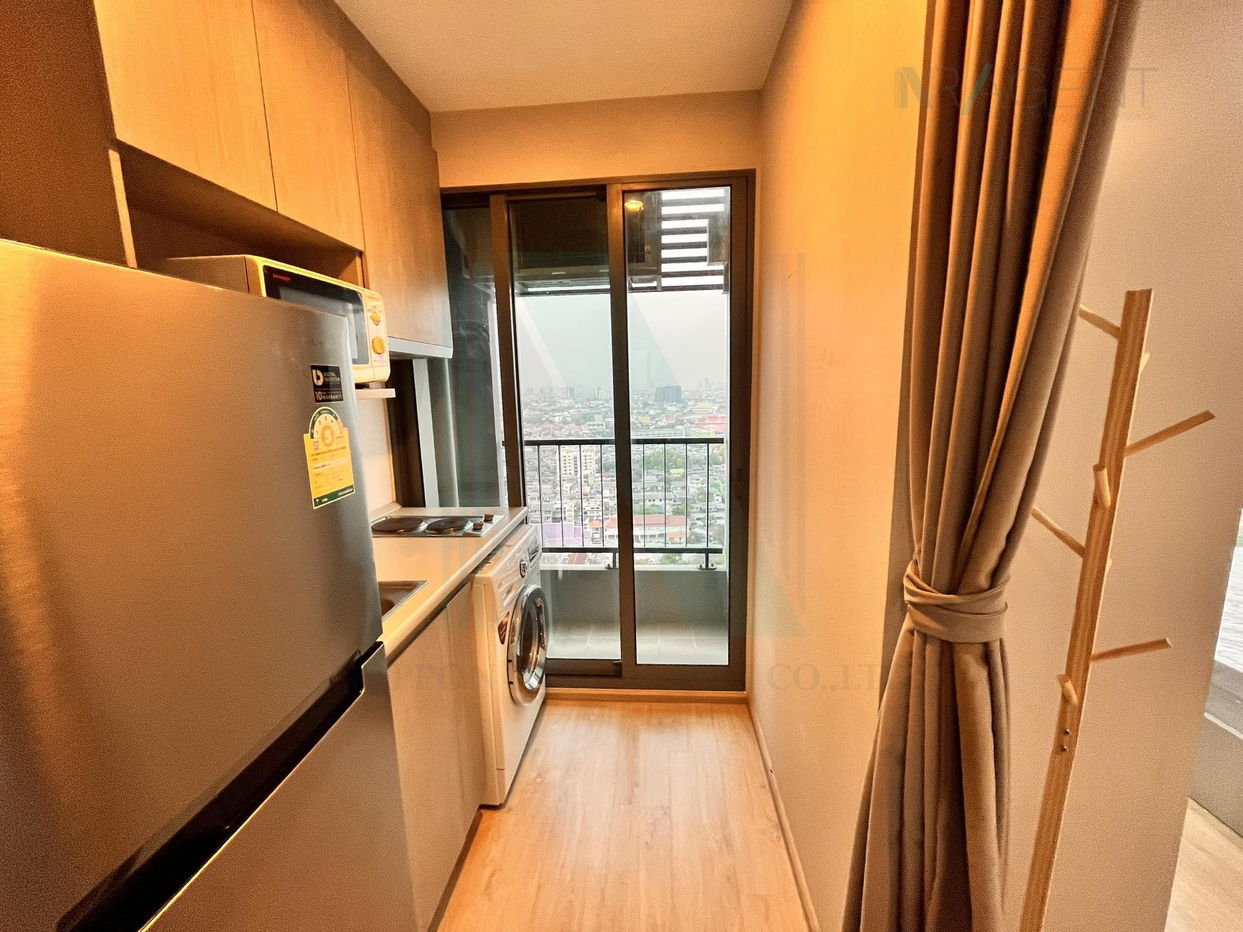 รูป ให้เช่าคอนโด ไอดีโอ วุฒากาศ อาคาร 1 ชั้น 27 สตูดิโอ ขนาด 22 ตรม ใกล้ โรงพยาบาลพญาไท 3 - รูปที่ 7/8