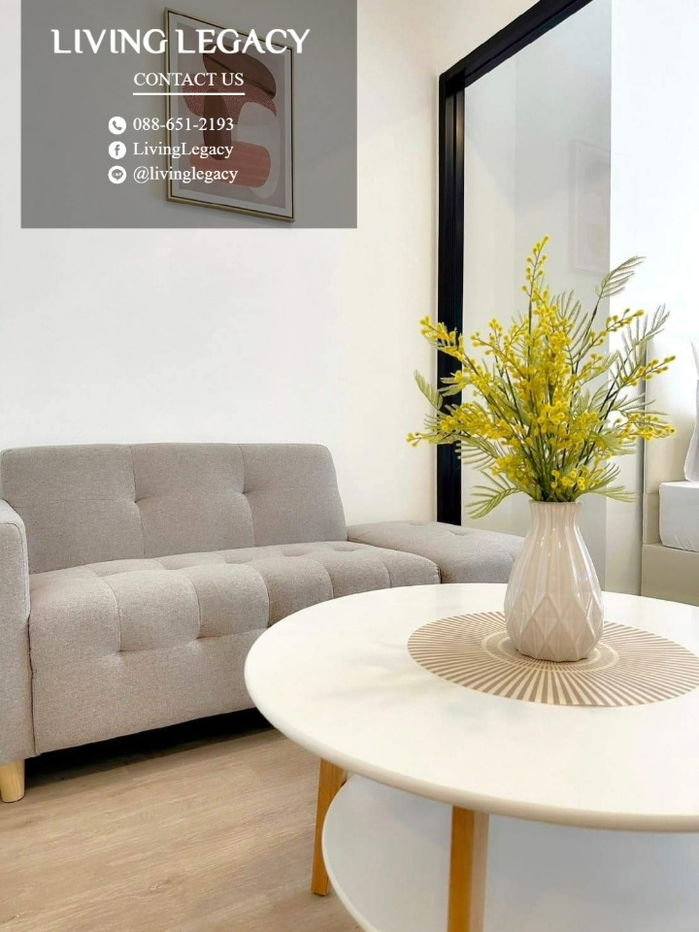 รูป SJ4OZA ให้เช่าคอนโด The Rich Rama 9 - Srinakarin 28 ตร.ม. ชั้น 23 line id : @livinglegacy - รูปที่ 3/10