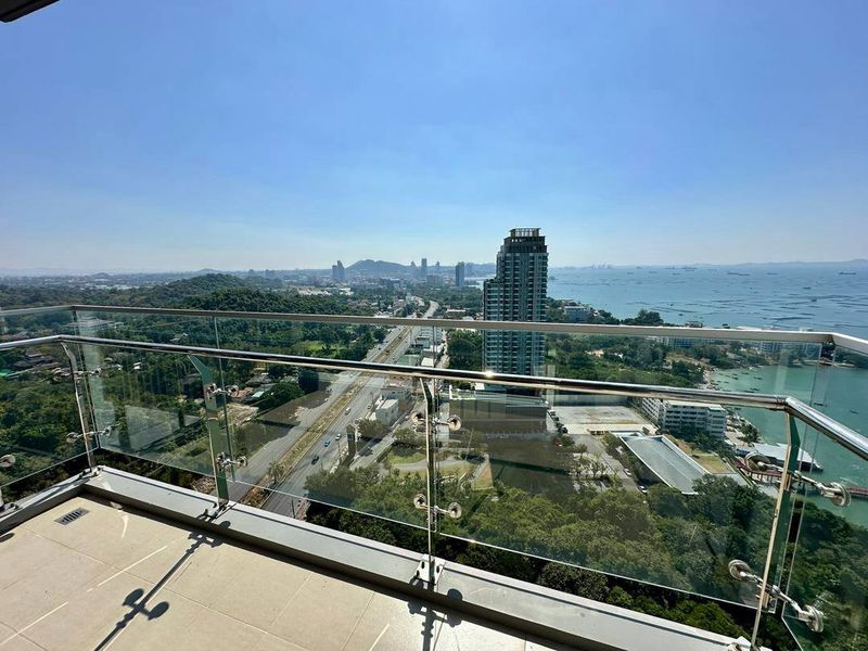 picture The Sea Condo Sriracha for rent, beautiful room, high floor, sea view, fully furnished, move in Ready - 13/14