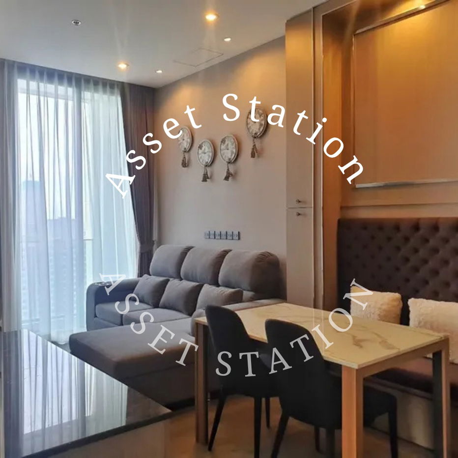 picture Luxury condo for rent: The Esse at Singha Complex, next to MRT Phetchaburi - 4/18