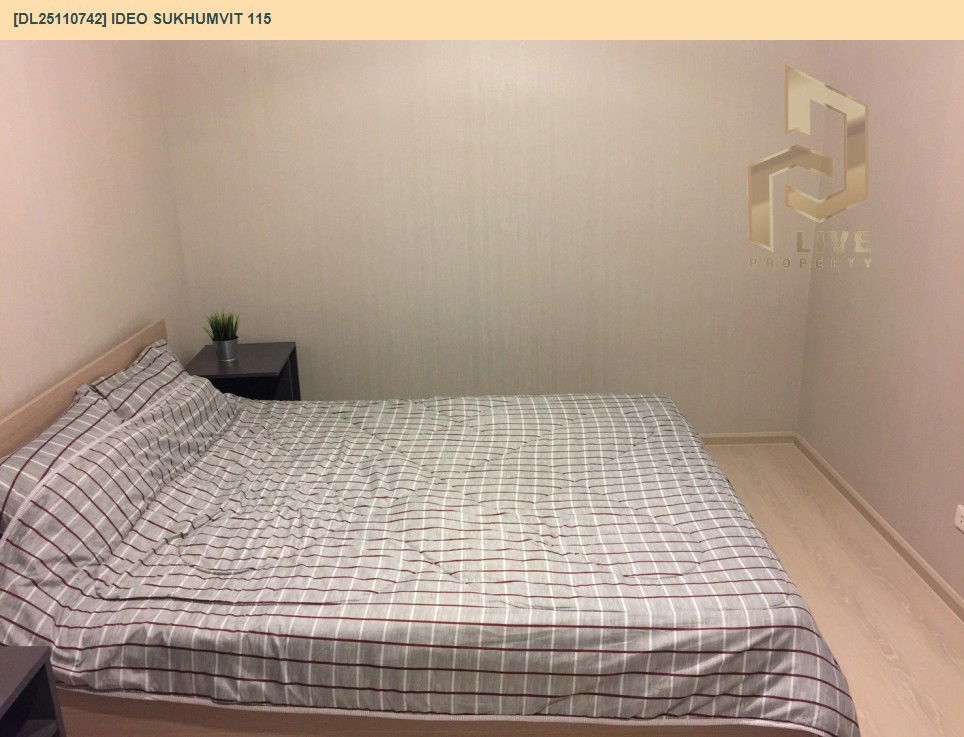 picture DL25110742 Condo for rent, IDEO Sukhumvit 115 near BTS Pu Chao, ready to move in, call urgently 0638692663 LineID @897iyzll - 2/8