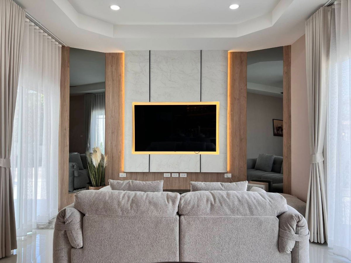 รูป บ้านเดี่ยว 3 ห้องนอน ขนาด 83 ตร.วา เรโนเวทใหม่ทั้งหลัง พร้อมสระว่ายน้ำ พร้อมอยู่ เมืองพัทยา - รูปที่ 8/31