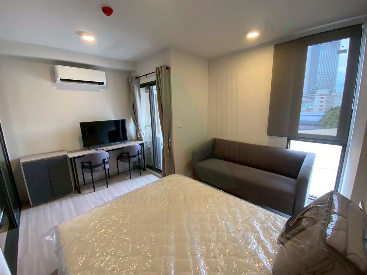 picture 📌 For Rent Condo QUINTARA MHyGEN RATCHADA - HUAI KHWANG Building ิB, Floor 8,Studio, Room size 21 sqm - 1/8