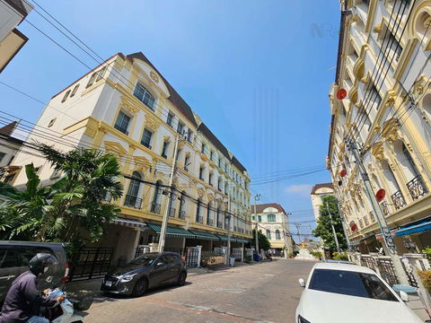 📌 For Sell Town house BAAN KLANGKRUNG GRANDE VIENNA RAMA 3 3-story 3 bedroom 4 bathroom