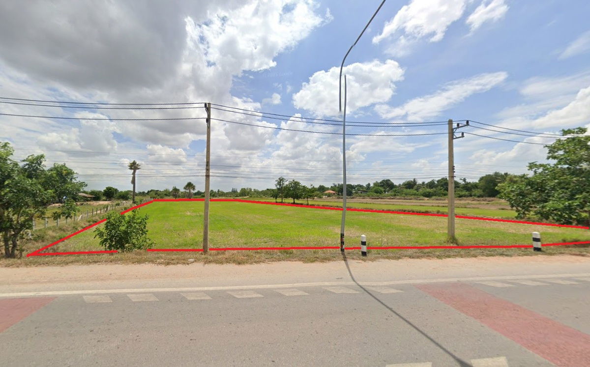 รูป ที่ดินเปล่าอำเภอด่านขุนทด นครราชสีมา 4 ไร่ทำเลดี อยู่ติดถนน นม.3012 - รูปที่ 2/7