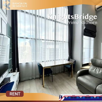 KnightsBridge Prime Sathorn 💎ห้อง Duplex สวยสุดหรู พร้อมเฟอร์ครบ 💫 ใกล้ BTS ช่องนนทรี