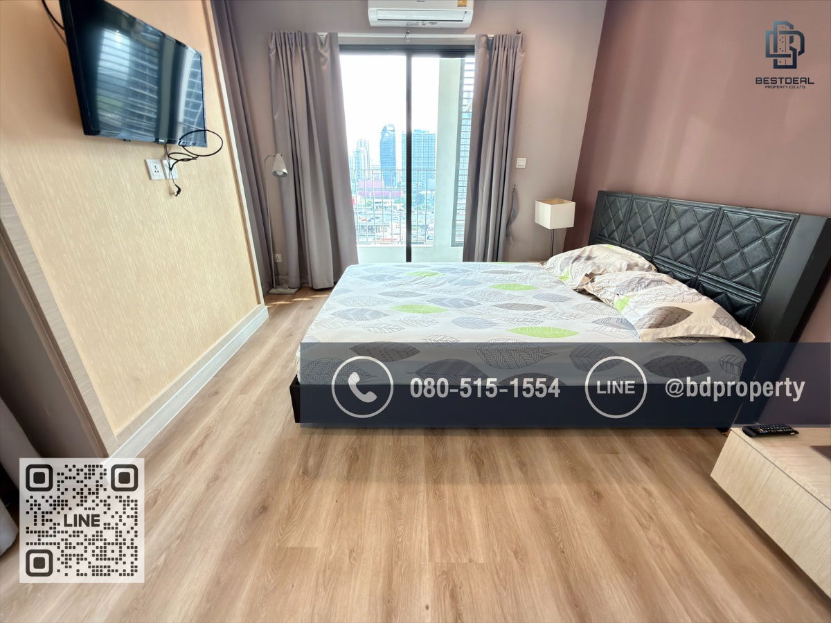 picture  BESTDEAL FOR RENT  2 Bedroom  55 sqm. Special Price 26k/Month “IDEO MOBI RAMA 9” Near Phraram Kao 9 MRT Station 80 meters. - 12/15