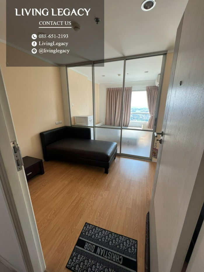 picture T6DDTO Condo For Rent Lumpini Place Srinakarin - Huamark Station 26 Sq.M. Floor 23 Building B line id : @livinglegacy - 7/10