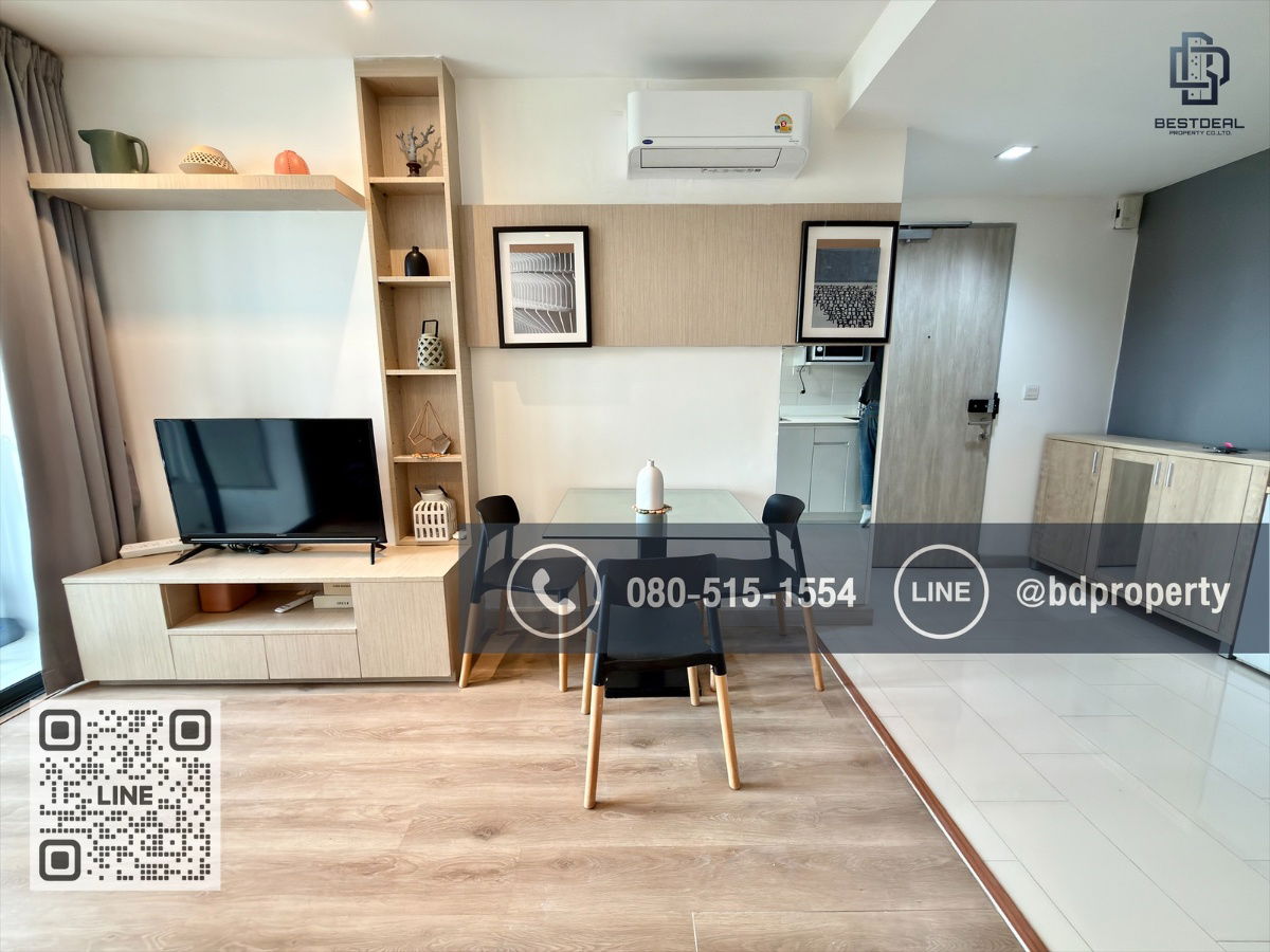 picture  BESTDEAL FOR RENT  2 Bedroom  55 sqm. Special Price 26k/Month “IDEO MOBI RAMA 9” Near Phraram Kao 9 MRT Station 80 meters. - 1/15