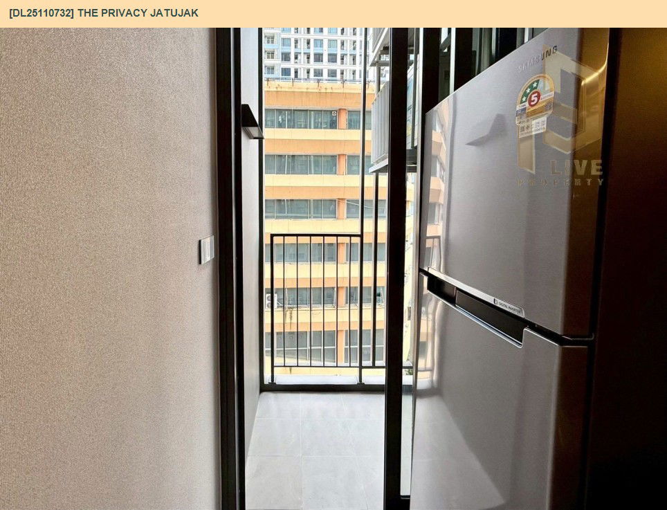 รูป DL25110732 ให้เช่าคอนโด เดอะ ไพรเวซี่ จตุจักร (The Privacy Jatujak) ใกล้ MRT พหลโยธิน พร้อมเข้าอยู่ โทรด่วน 0638692663 LineID @897iyzll - รูปที่ 11/13