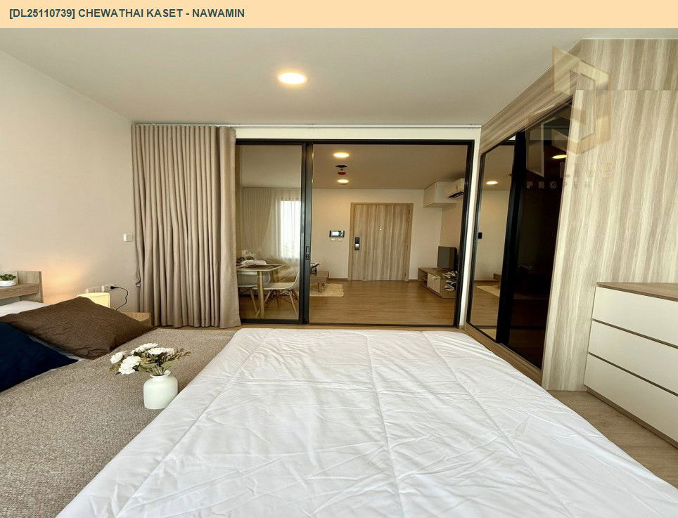 picture DL25110739 Condo for rent, Chewathai Kaset - Nawamin near -, ready to move in, call urgently 0638692663 LineID @897iyzll - 6/9