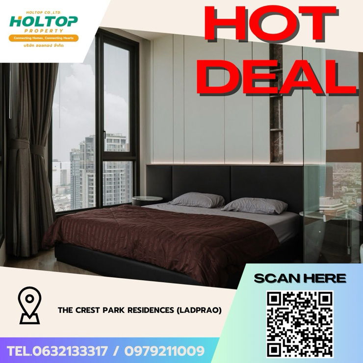 picture #Z3361💥 271168 🔥 Condo for rent: The Crest Park Residences (Ladprao) - 1/8