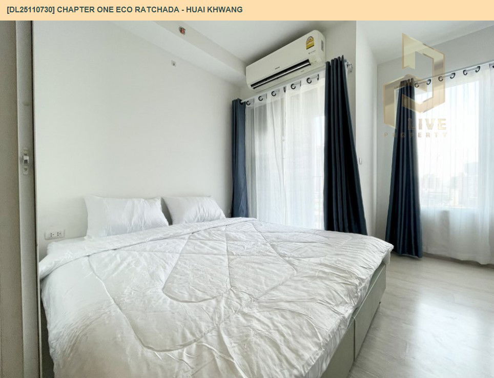 picture DL25110730 Condo for rent, Chapter One Eco Ratchada - Huai Khwang  near MRT ห้วยขวาง, ready to move in, call urgently 0638692663 LineID @534wlwof - 2/14
