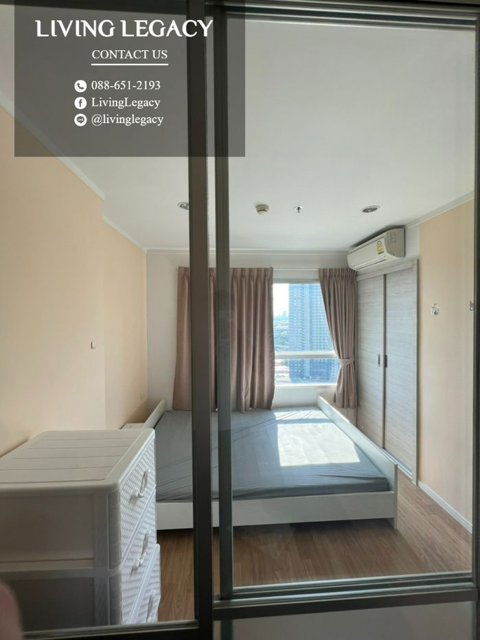 picture T6DDTO Condo For Rent Lumpini Place Srinakarin - Huamark Station 26 Sq.M. Floor 23 Building B line id : @livinglegacy - 1/10