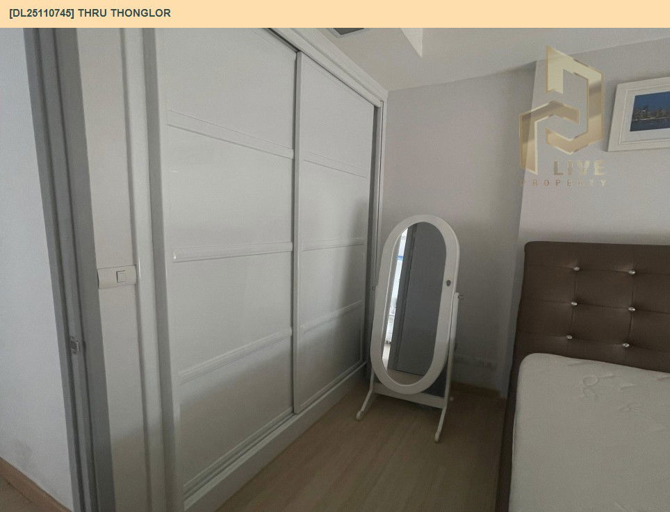 รูป DL25110745 ให้เช่าคอนโด ทรู ทองหล่อ (Thru Thonglor) ใกล้ BTS ทองหล่อ พร้อมเข้าอยู่ โทรด่วน 0800343450 LineID @655ebbvc - รูปที่ 8/12