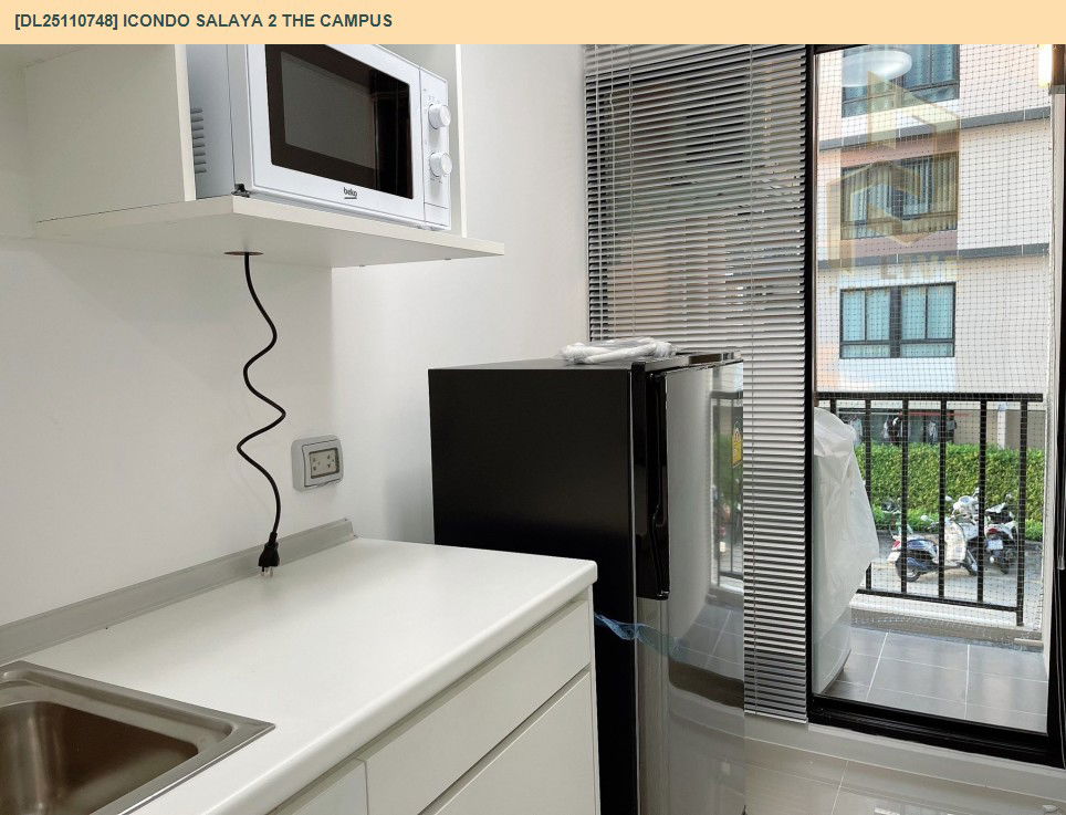 picture DL25110748 Condo for rent, icondo Salaya 2 The campus near , ready to move in, call urgently 0638692663 LineID @162cjixi - 4/8