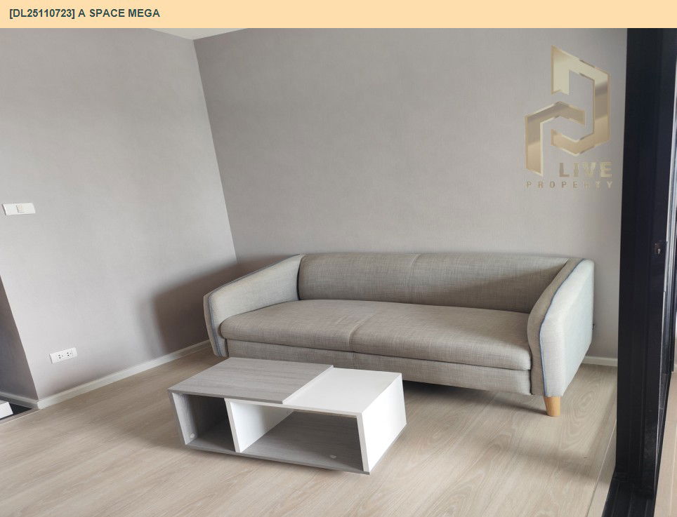 picture DL25110723 Condo for rent, A space mega near -, ready to move in, call urgently 0638692663 LineID @162cjixi - 3/13