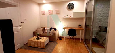 คอนโด ถนนจันทน์ : ขายคอนโด เดอะ ทรัสต์ เรสซิเด้นท์ รัชดา-พระราม 3 อาคาร B ชั้น 27 1 ห้องนอน ขนาด 27.00 ตรม ใกล้ ใกล้  รถไฟฟ้า BTS ช่องนนทรี