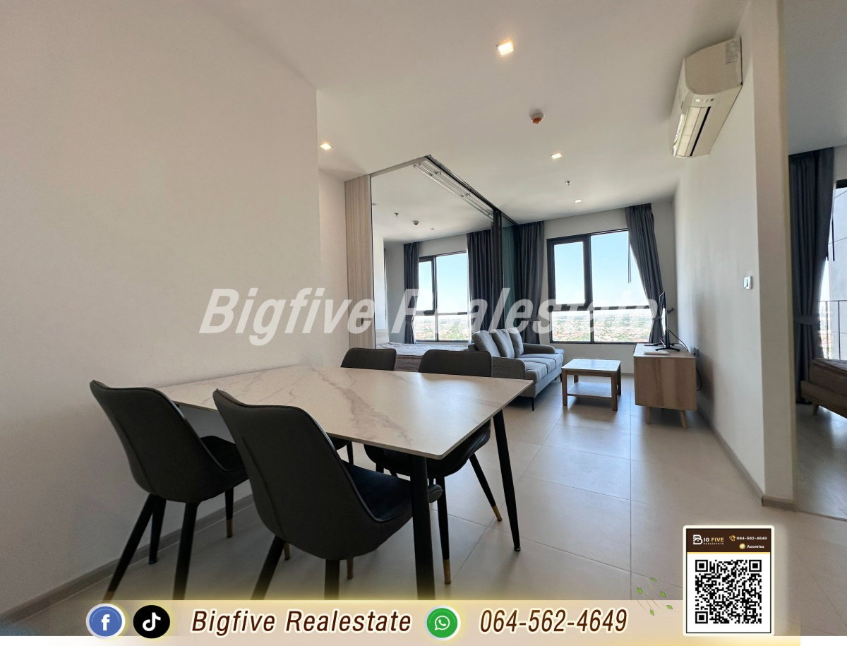 A68-092 คอนโด Grow Rattanathibet ( โกรว รัตนาธิเบศร์ ) 2 นอน 58 ตรม. ที่จอดรถ 100% ติด MRT ไทรม้า ✨