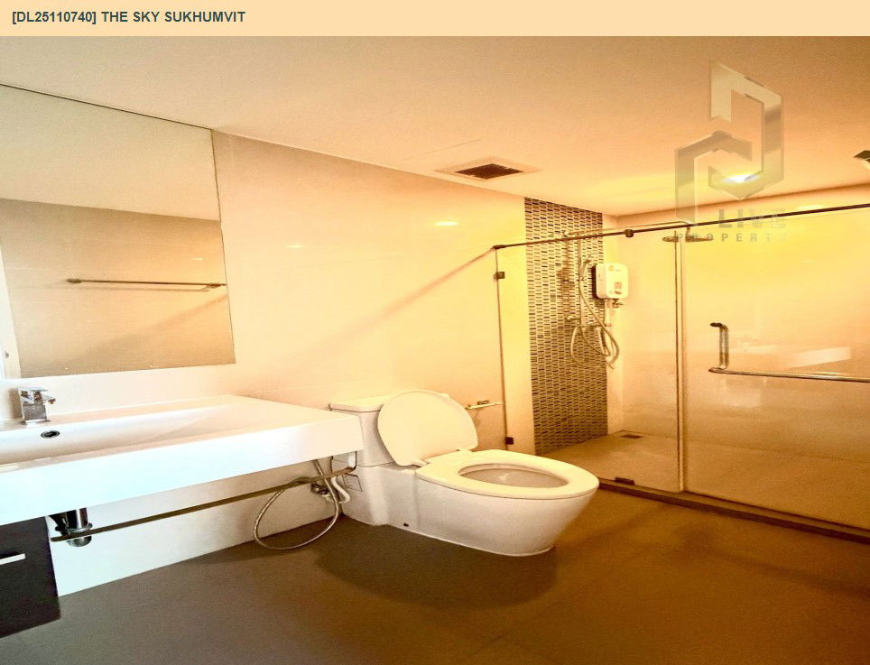รูป DL25110740 ให้เช่าคอนโด เดอะ สกาย สุขุมวิท (The Sky Sukhumvit) ใกล้ BTS อุดมสุข พร้อมเข้าอยู่ โทรด่วน 0653619502 LineID @534wlwof - รูปที่ 8/8