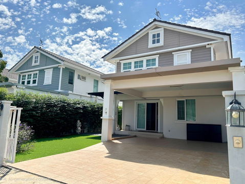 H 935 ให้เช่า บ้านเดี่ยว 2 ชั้น ม.ชัยพฤกษ์ บางนา กม.7 บ้านสวยสภาพดี เฟอร์นิเจอร์ครบ พร้อมอยู่ ราคา 50,000 บาท