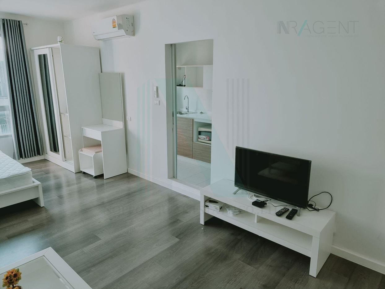 รูป ให้เช่าคอนโด ดีคอนโด แคมปัส รีสอร์ท บางนา อาคาร B ชั้น 8 สตูดิโอ ขนาด 28 ตรม ใกล้ เอแบคบางนา - รูปที่ 2/8