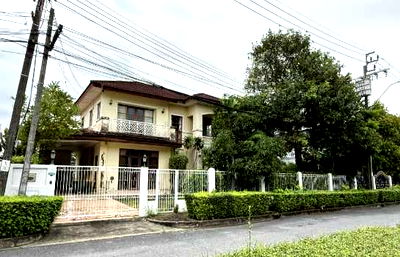 บ้านเดี่ยว ถนนเทพรักษ์ : ขายบ้านเดี่ยว หมู่บ้านนันทวัน วัชรพล 5 - 113.3 ตร.ว. **ใกล้จุดขึ้น-ลงทางด่วน เพียง 2 นาที**