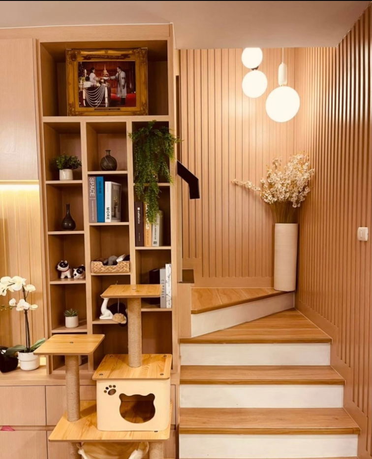 picture Townhouse for rent, 3 floors, My Place Village, Sukhumvit 77, beautiful, cheap, good location, ready to move in. Interested, add Line @841qqlnr - 9/16