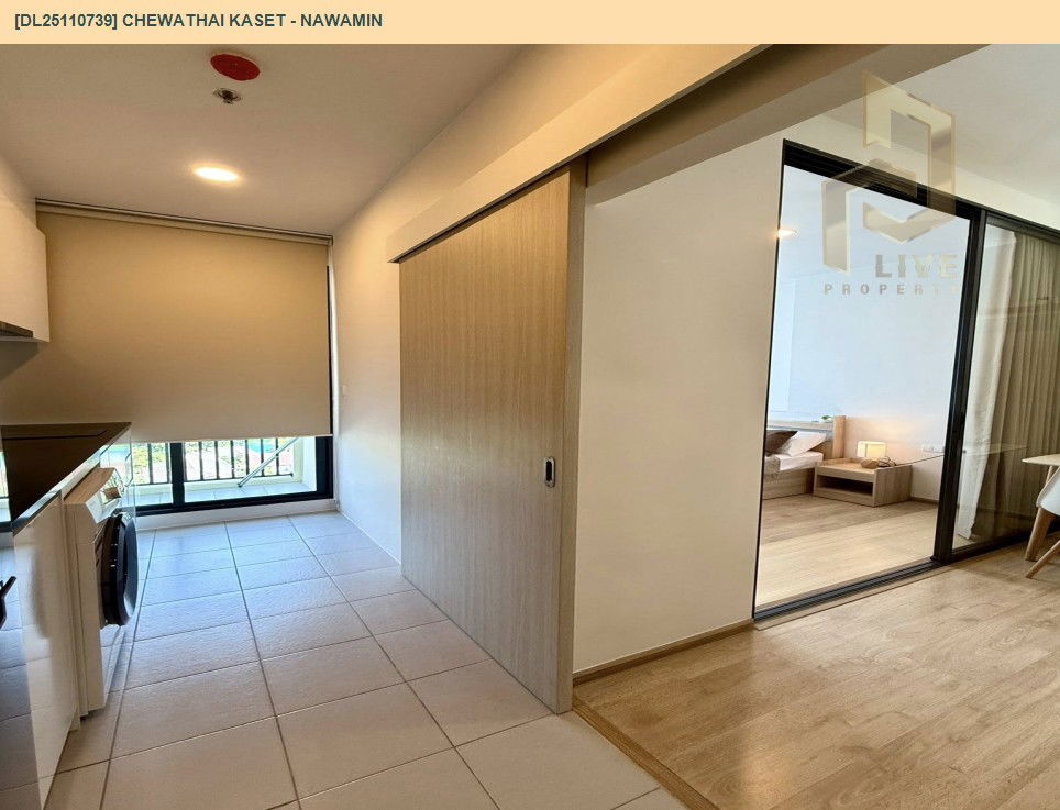picture DL25110739 Condo for rent, Chewathai Kaset - Nawamin near -, ready to move in, call urgently 0638692663 LineID @897iyzll - 8/9