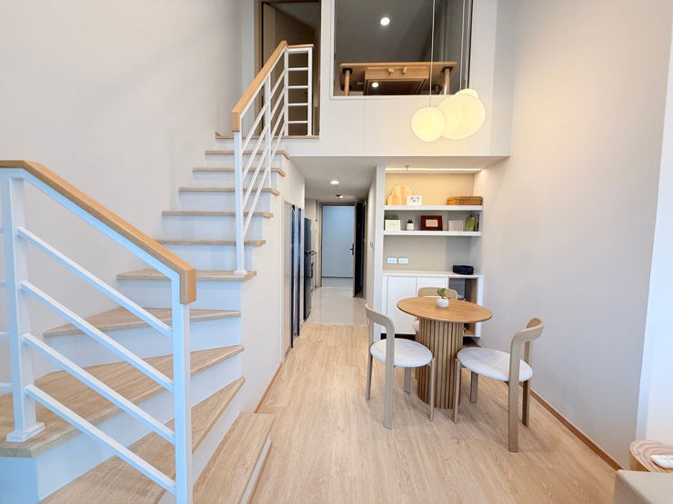 รูป 🌟พร้อมอยู่ 🎌ห้องDuplexแต่งสวยสไตล์Japandi - รูปที่ 2/23