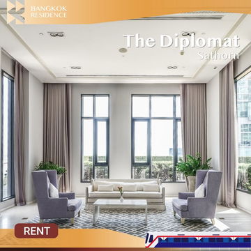 The Diplomat Sathorn 🌃 ยูนิตว่าง ทำเลพรีเมียม ใจกลางสาทร 💝 ใกล้ BTS สุรศักดิ์  