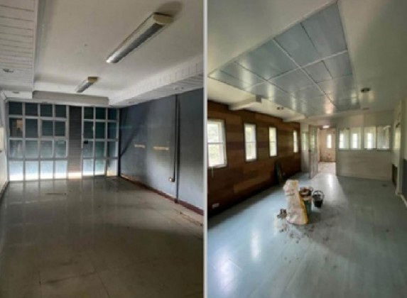 รูป  ให้เช่าโกดัง พร้อมสำนักงาน / พื้นที่ใช้สอย 400 ตารางเมตร / ซอยเสรีไทย 43 / เดินทางสะดวก เหมาะเป็นโกดังเก็บสินค้า / รถหกล้อ เท่านั้น - รูปที่ 9/10