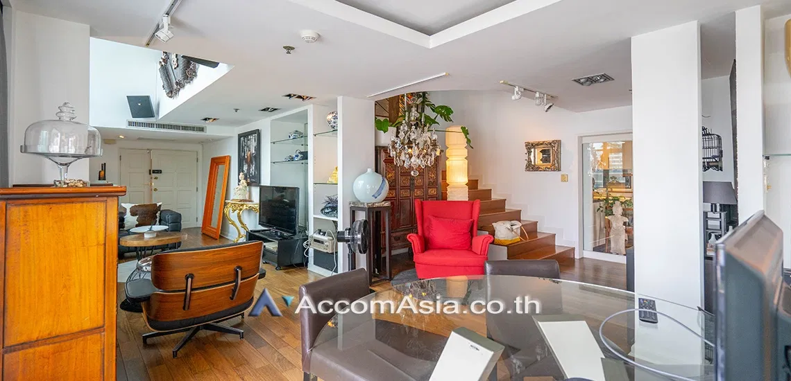 picture 🔼🔽 AccomA 📩 Artistic duplex-style unit with greenery views in Ploenchit (AA30897) - 3/20
