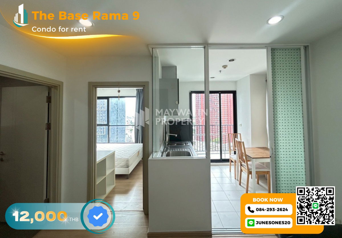 รูป 💙 ให้เช่า The Base Rama 9 - Ramkhamhaeng | 1 Bedroom 30 ตร.ม. | 12,000 บาท 📲 Line ID: 0842932624/Junesone520 - รูปที่ 1/10