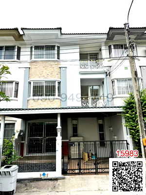 ทาวน์โฮมให้เช่า : เช่า ทาวน์โฮม 3 ชั้น หมู่บ้านศุภาลัย วิลล์ เอกมัย-รามอินทรา ใกล้ห้าง ติดเลียบทางด่วนรามอินทรา ซอยนวลจันทร์ 64