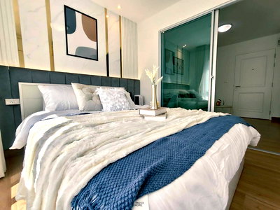 ขายคอนโด : ขาย​คอนโด​ แต่ง​สวย​เฟอร์ใหม่ Den วิภาวดี​ ใกล้เจ้เล้งและสนามบินดอนเมือง