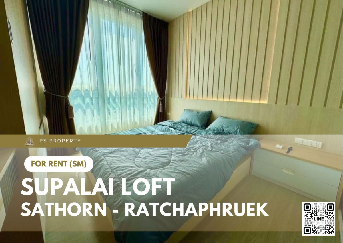 picture For rent 📍 Supalai Loft Sathorn - Ratchaphruek 📍 Fully furnished and equipped, near BTS Bang Wa - 1/9