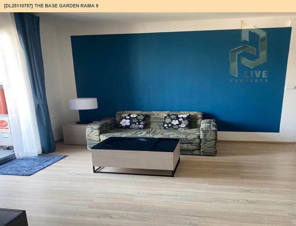 picture DL25110757 Condo for rent, The Base Garden Rama 9 near สายสีส้ม, ready to move in, call urgently 0638692663 LineID @162cjixi - 3/12