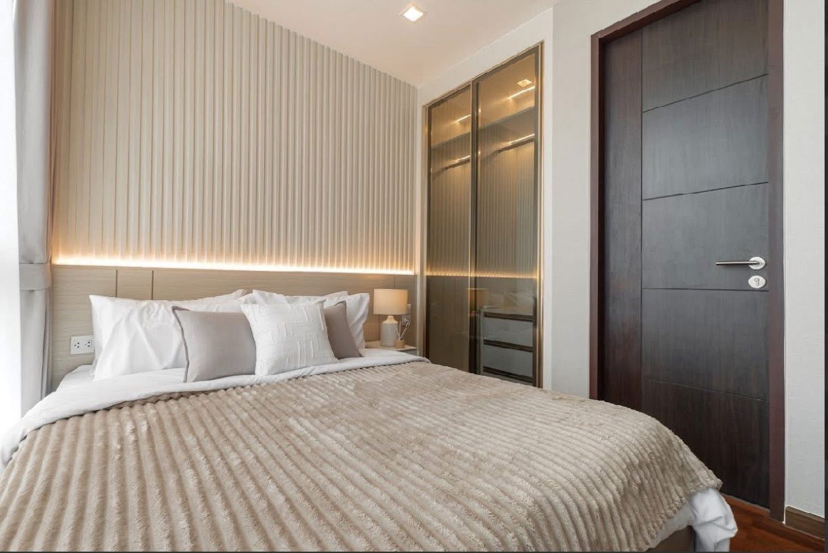 picture 1 bedroom, 1 bathroom, 35 sqm., 8th floor, city view, 18,000 baht/month Wish Signature Midtown Siam, near BTS Ratchathewi, only 300 meters. - 4/9