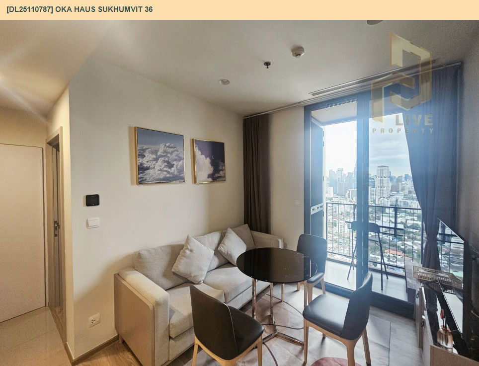 picture DL25110787 Condo for rent, OKA HAUS Sukhumvit 36 near BTS Thong Lo, ready to move in, call urgently 0638692663 LineID @897iyzll - 2/8