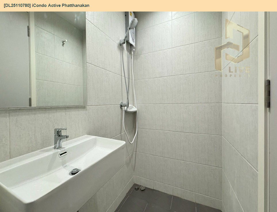 picture DL25110780 Condo for rent, iCondo Active Phatthanakan near ARL Hua Mak, ready to move in, call urgently 0638692663 LineID @534wlwof - 10/11