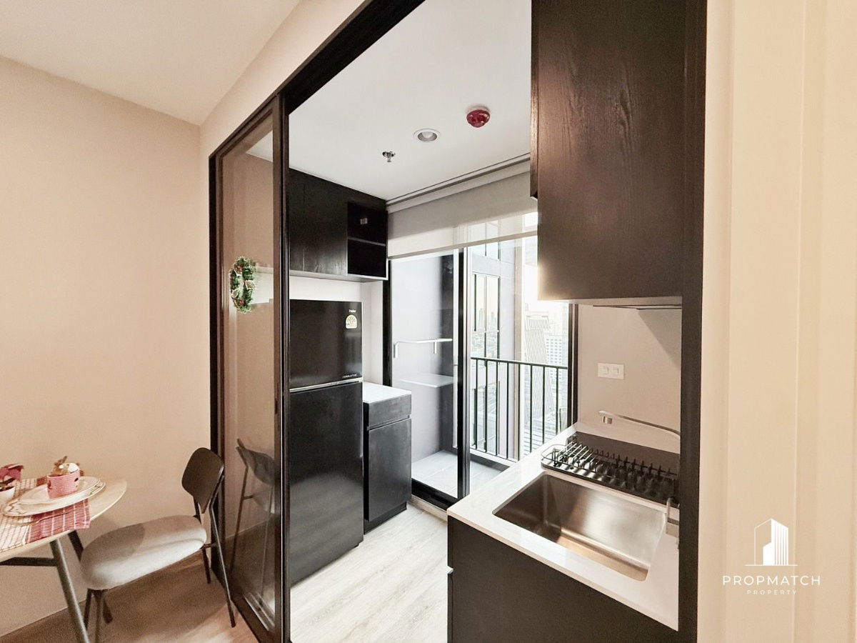 รูป PM035557✨Flash Deal ✨ Nue District R9 ( 1Bed 1Bath 33SQM.) แต่งครบพร้อมอยู่ !! เพียง 23,000 บาทต่อเดือน Tel.0981315848 @propmatch - รูปที่ 5/8