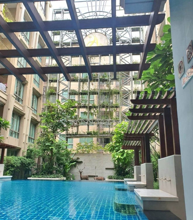 picture ✨#MT2405_135✨𝗙𝗼𝗿 𝗥𝗲𝗻𝘁 1️⃣9️⃣k.🔥🔥 #Near MRT Huai Khwang ✨#Available room, make an appointment to view Condo: Amaranta Residence - 15/16