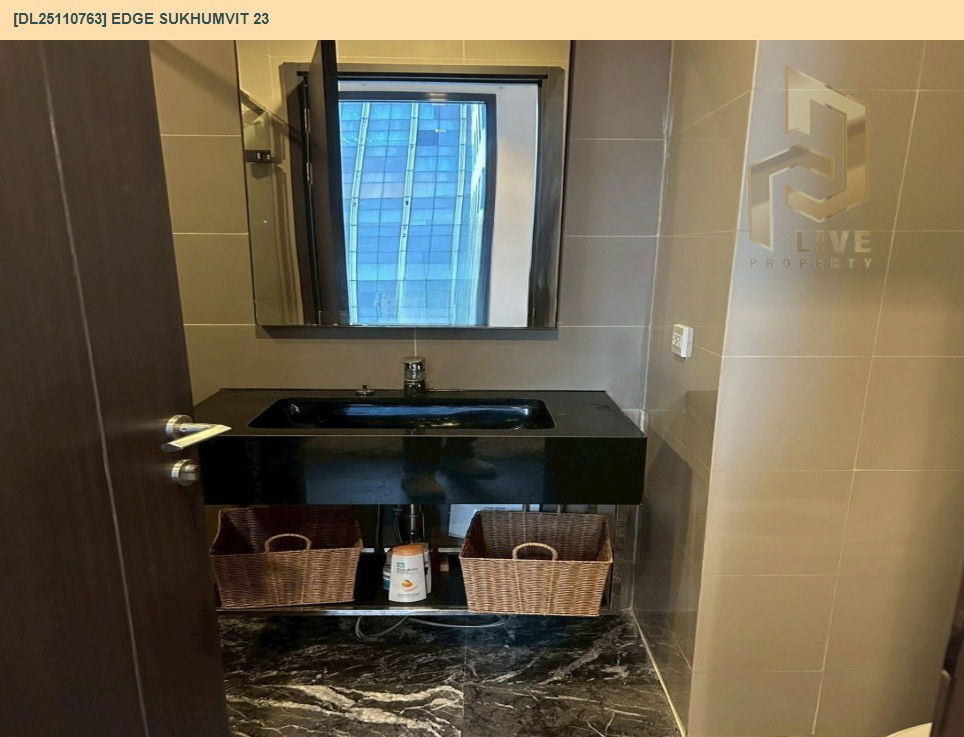 picture DL25110763 Condo for rent, Edge Sukhumvit 23 near BTS Asok, ready to move in, call urgently 0638692663 LineID @897iyzll - 7/8