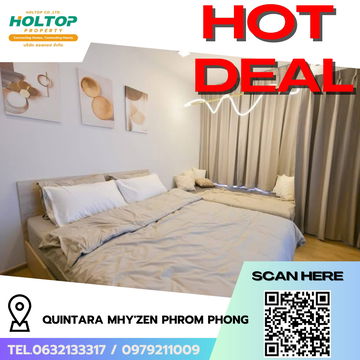 #R7862 🎉 291168 Condo for rent QUINTARA MHy'ZEN PHROM PHONG