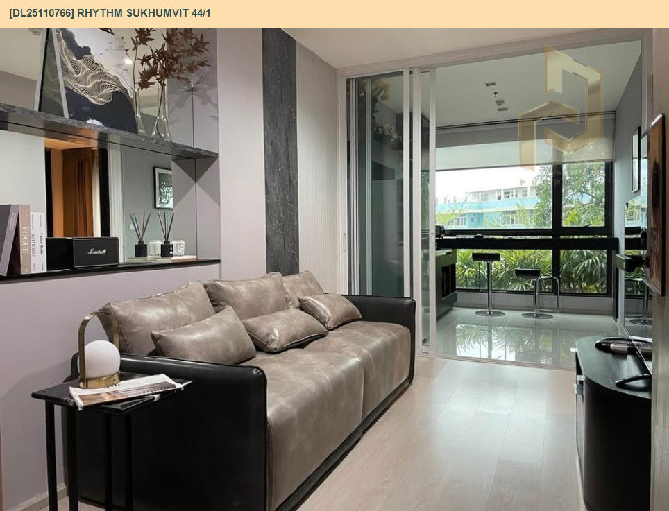 picture DL25110766 Condo for rent, Rhythm Sukhumvit 44/1 near BTS Phra Khanong, ready to move in, call urgently 0638692663 LineID @534wlwof - 2/6